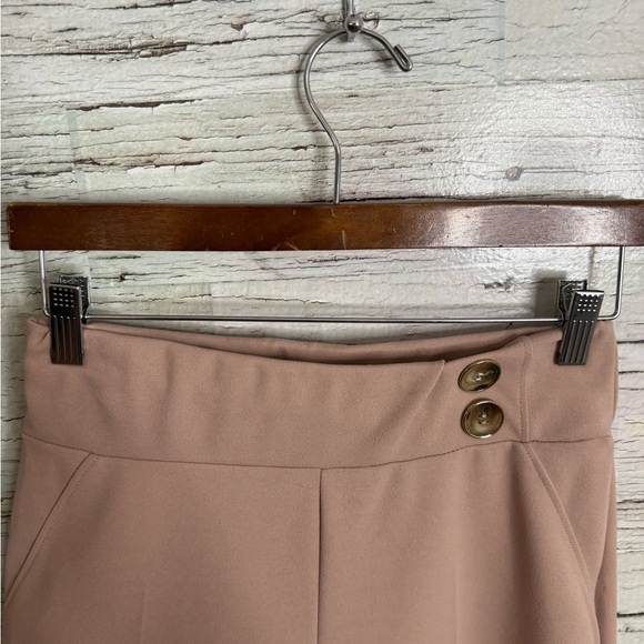 Miss Selfridge size 6 pink cropped Wide Leg Pants - Picture 4 of 8